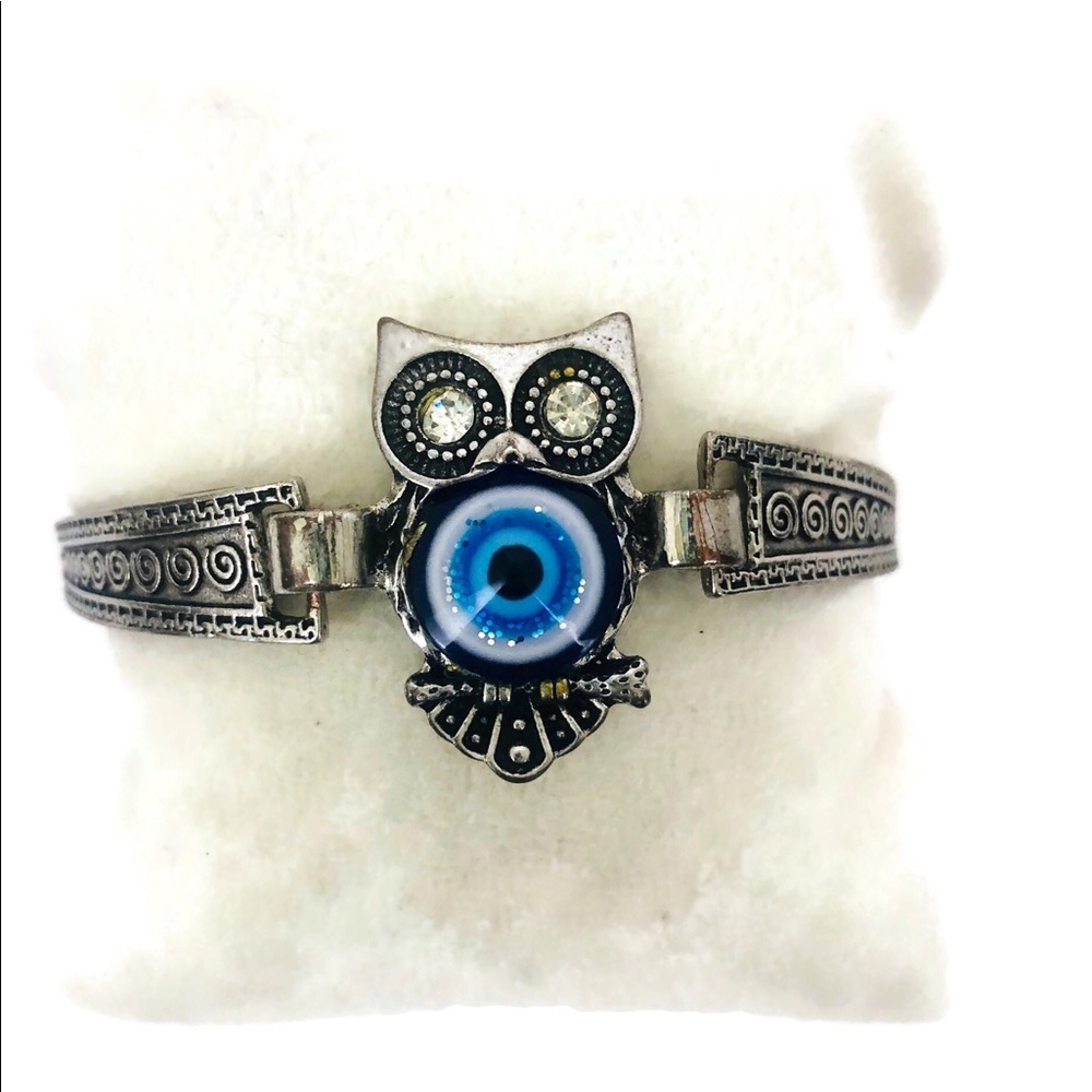 SILVER OWL BRACELET